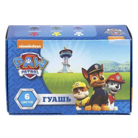 Гуашь Росмэн PAW Patrol 6цветов