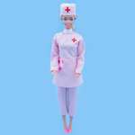 Костюм медсестры Модница для куклы 29 см 4747 розовый