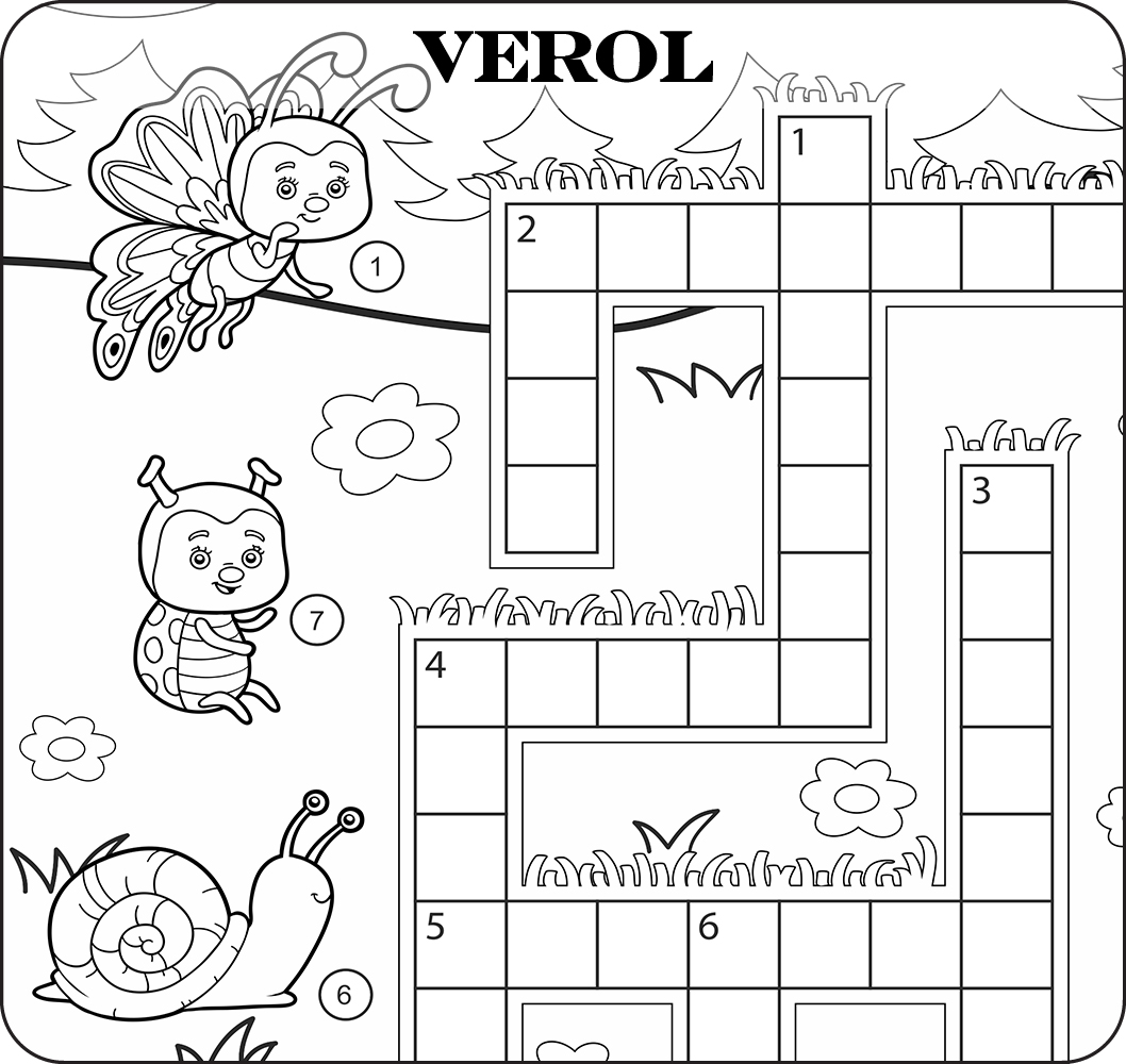 Раскраска для детей VEROL Мой первый кроссворд купить по цене 79 ₽ в  интернет-магазине Детский мир
