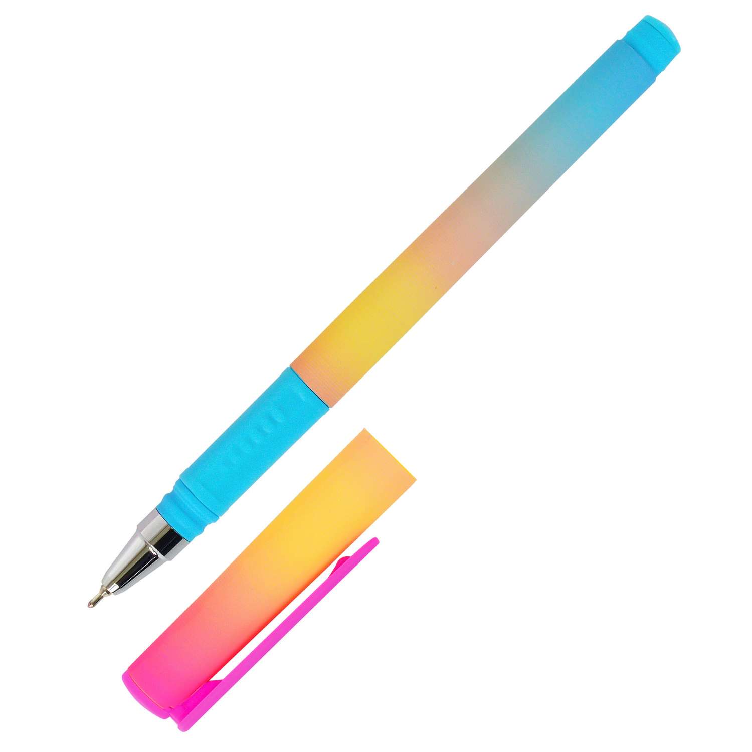Ручка масляная Lorex Stationery Double Soft Gradient Cute Синий LXOPDS-GR1 - фото 1