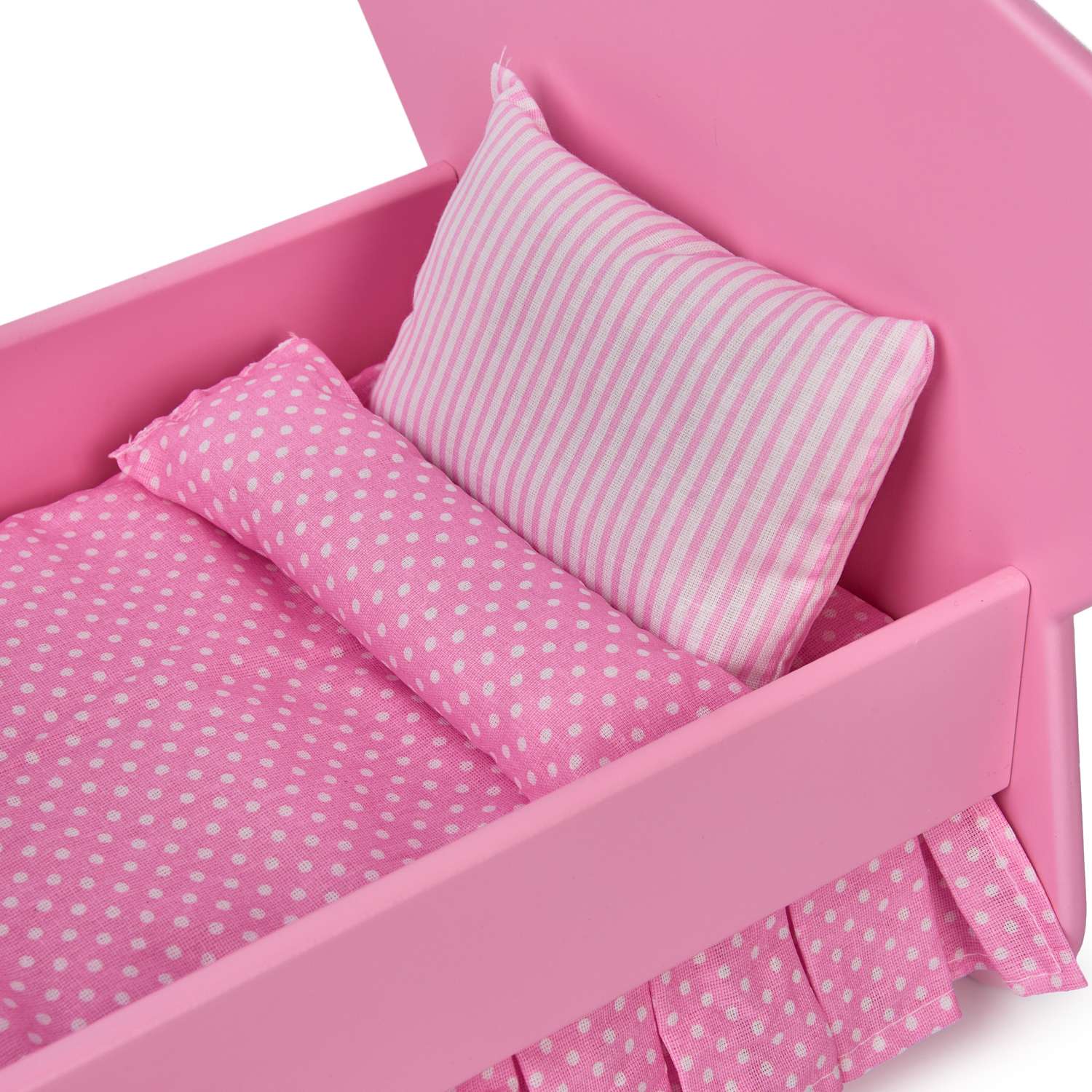 Кроватка для кукол Манюня Diamond star Розовый 74119 74119 - фото 6