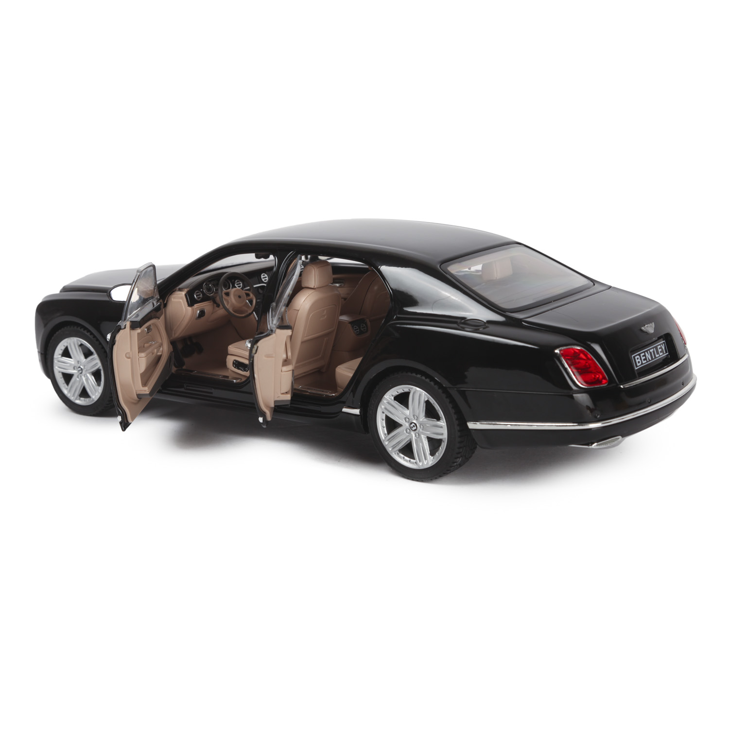 Автомобиль Rastar Bentley 1:18 черный 43800 - фото 6