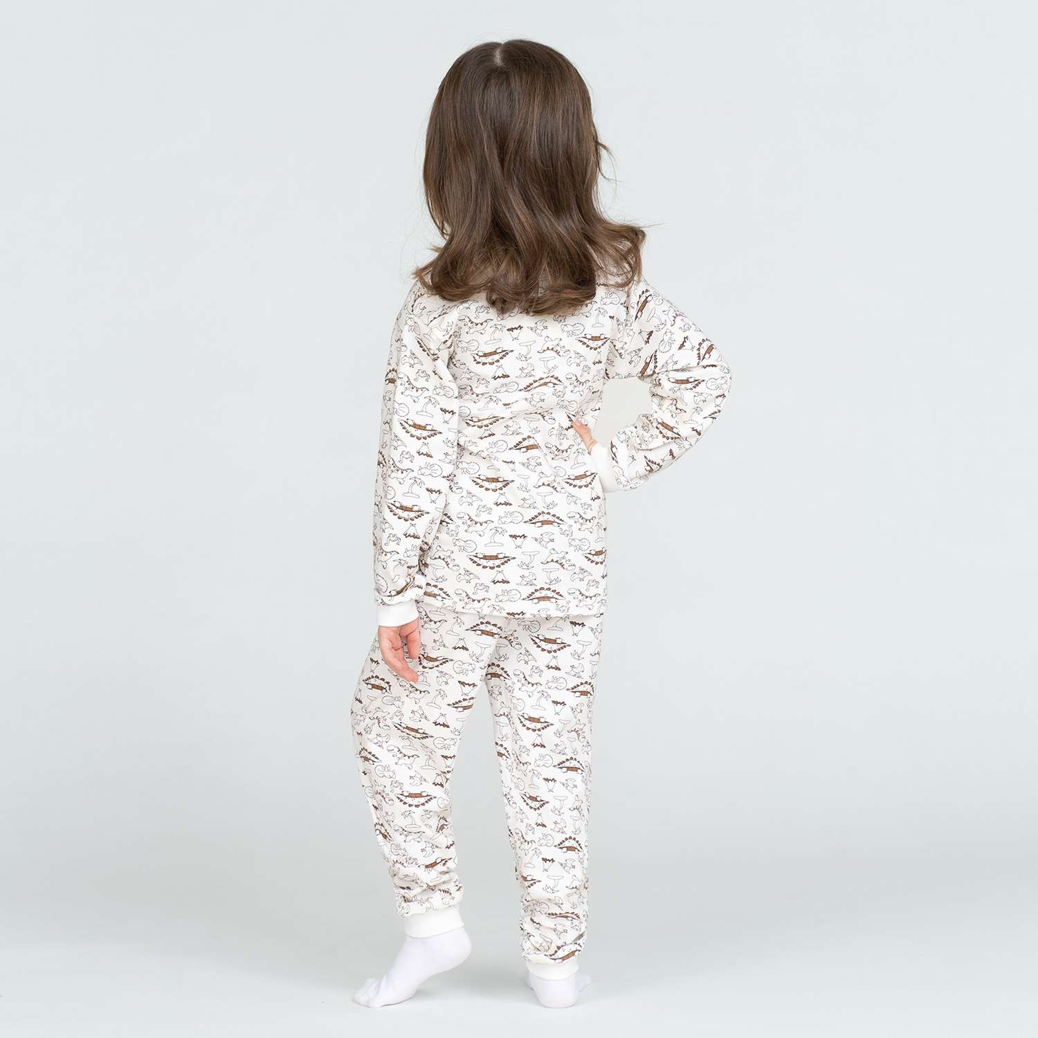 Пижама Утенок 800/1 молочный дино - фото 7