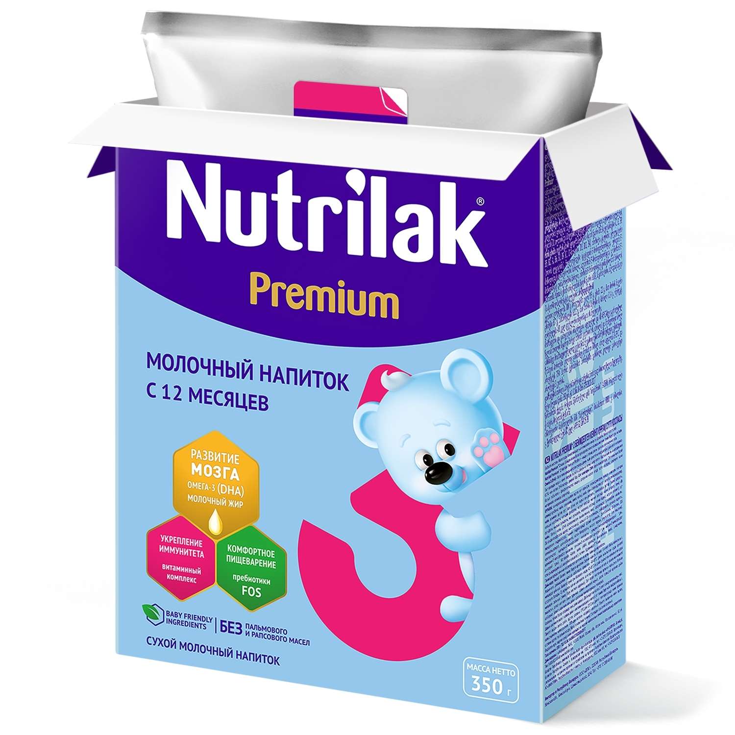 Смесь Nutrilak Premium 3 350г с 12месяцев - фото 10