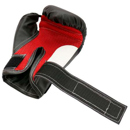 Перчатки боксерские RuscoSport черные 4 унц