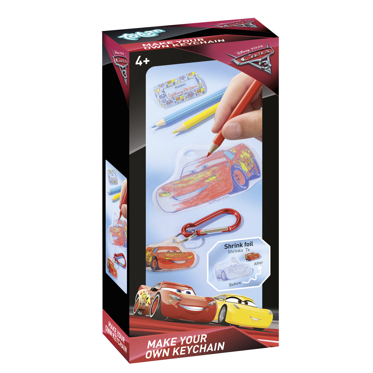 Набор TOTUM Cars 3 Keychain mini boxes - фото 1