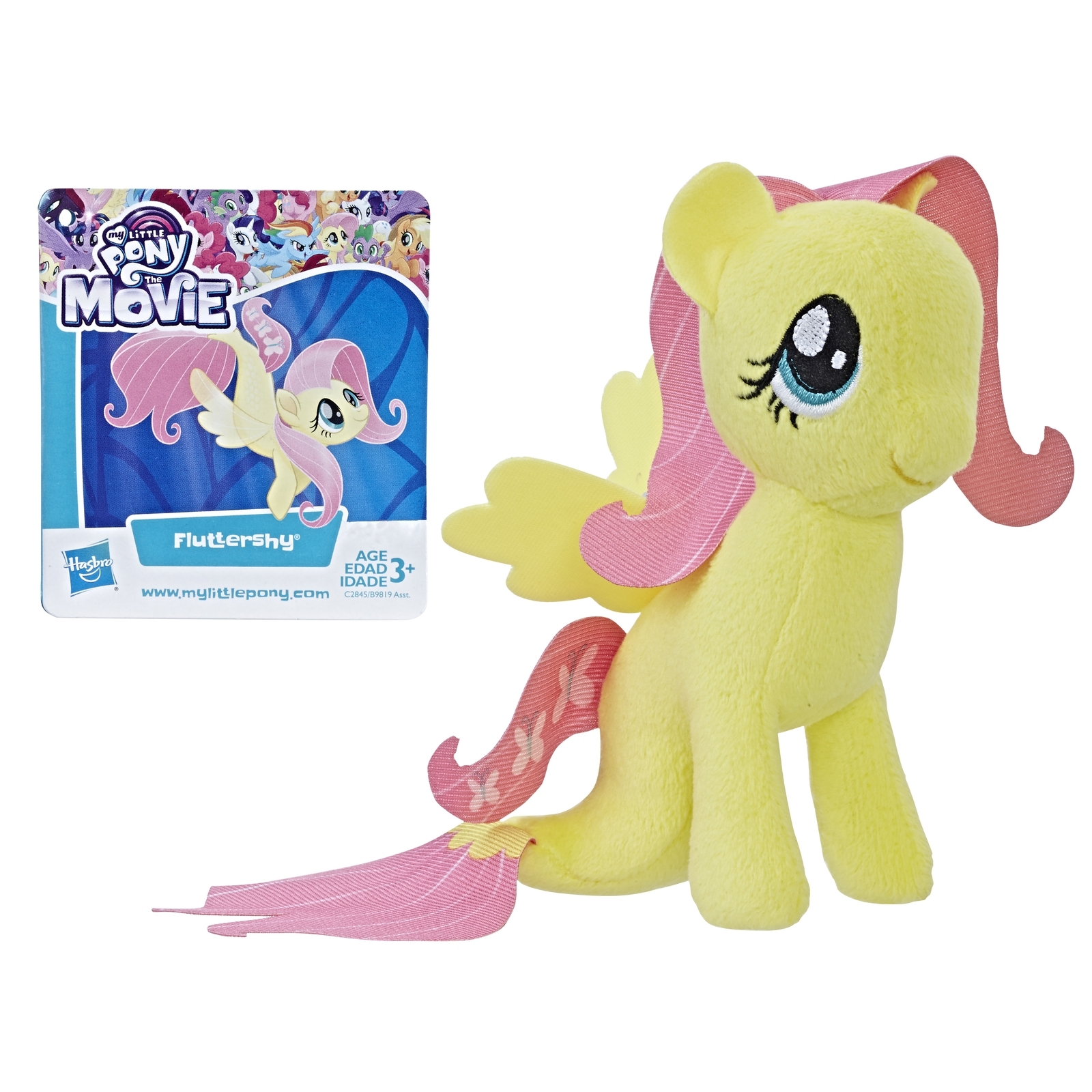 Игрушка мягкая My Little Pony Пони Флаттершай с волосами C2845EU4 купить по  цене 199 ₽ в интернет-магазине Детский мир