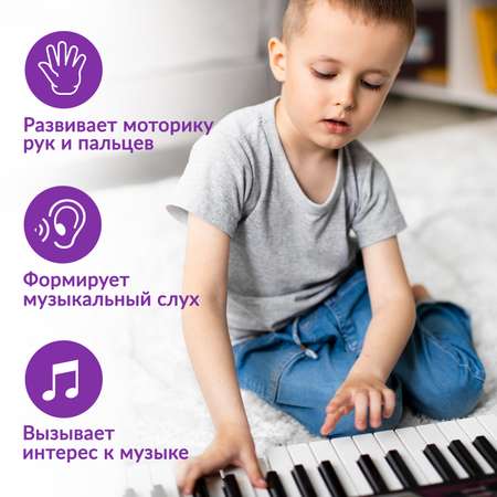 Синтезатор детский FAIRYMARY с микрофоном PIANO062