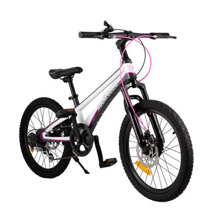 Детский двухколесный велосипед Maxiscoo Supreme 6 скоростей 20 серый/белый жемчуг