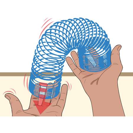 Игра Slinky Пружинка Синий СЛ110/blue