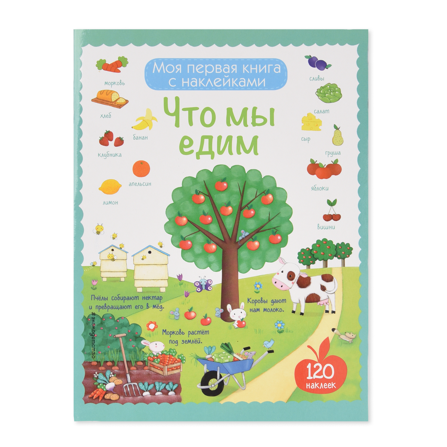 Книга Эксмо Что мы едим (с наклейками) купить по цене 199 ₽ в  интернет-магазине Детский мир