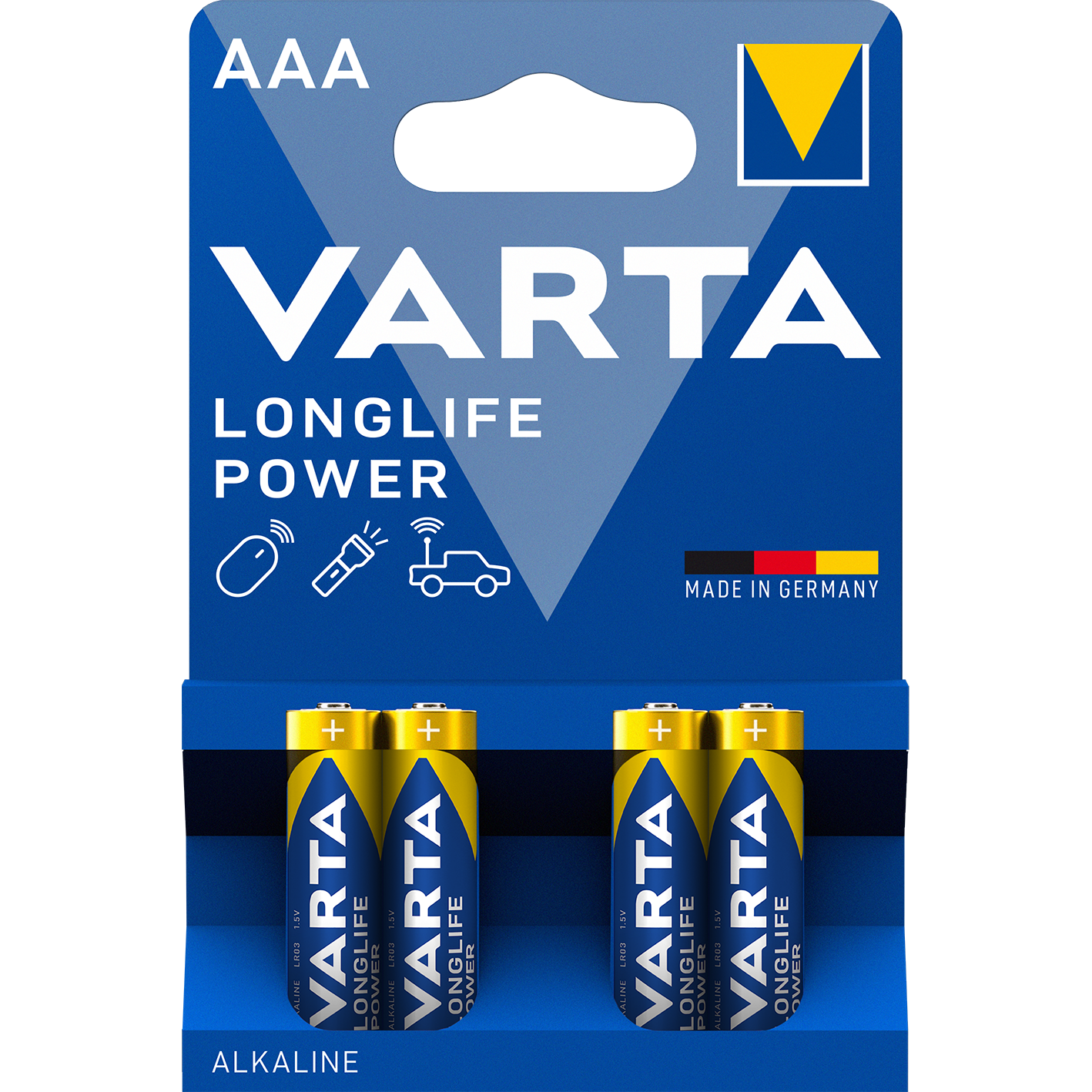 Батарейка Varta High Energy Micro 1.5V - LR03/AAA 4 шт - фото 1