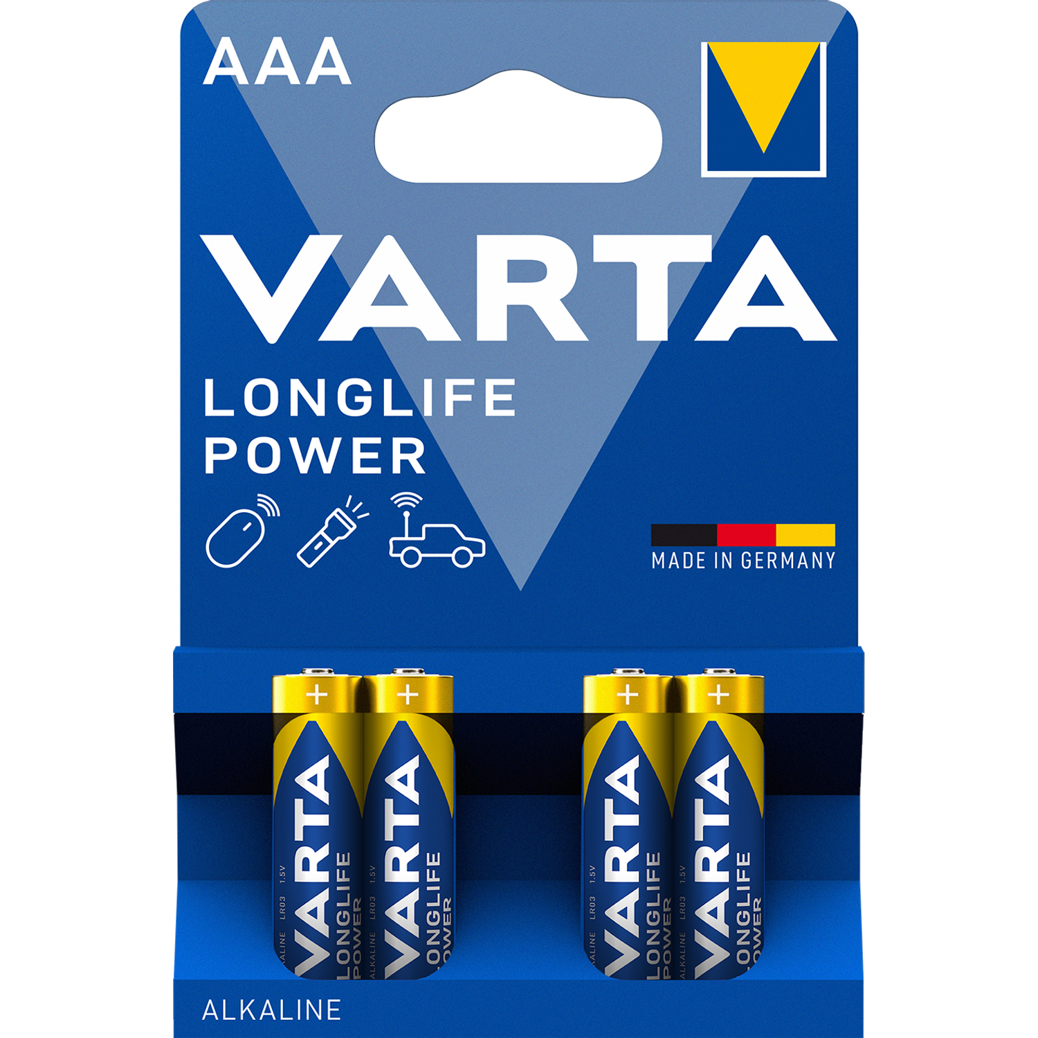 Батарейка Varta High Energy Micro 1.5V - LR03/AAA 4 шт - фото 1