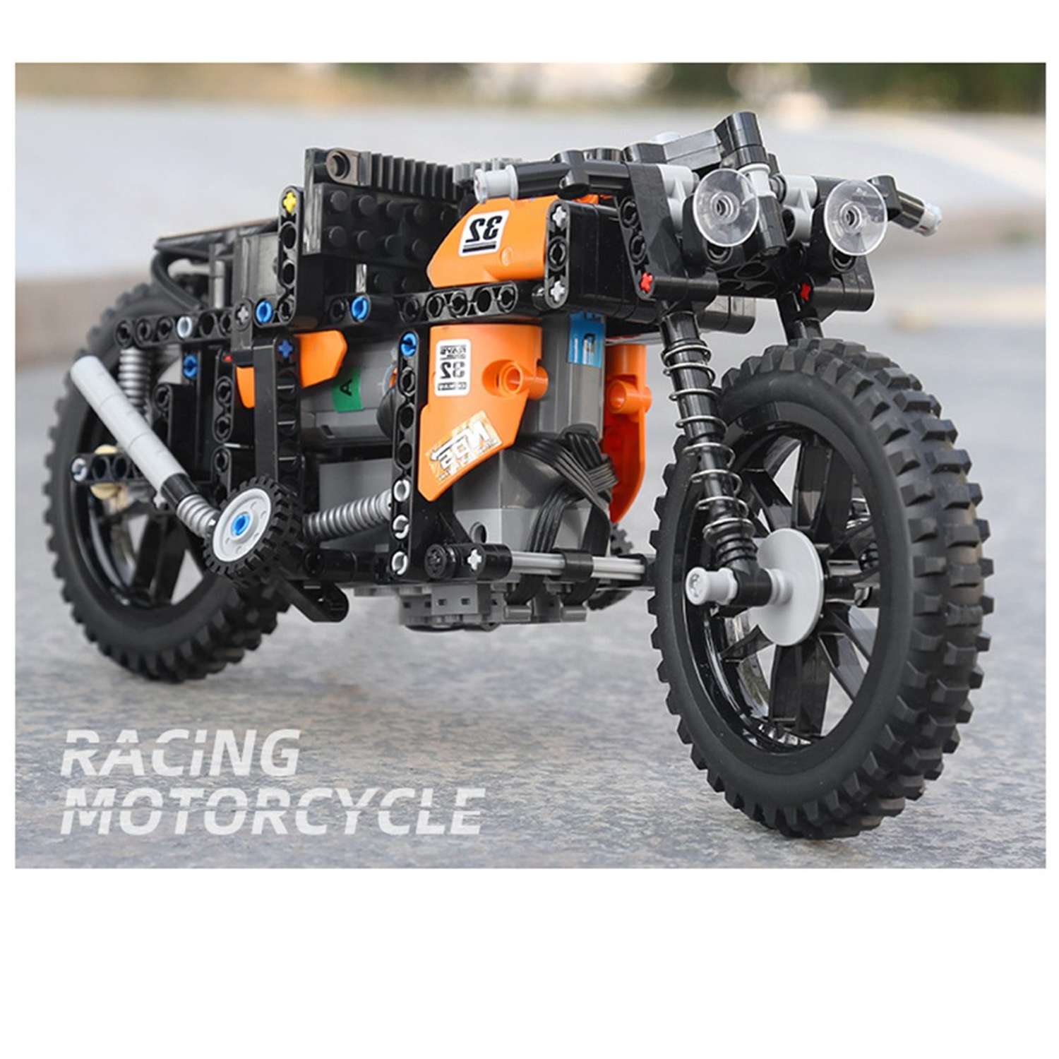 Конструктор Mould King Гоночный мотоцикл с ДУ. 383 детали - фото 15