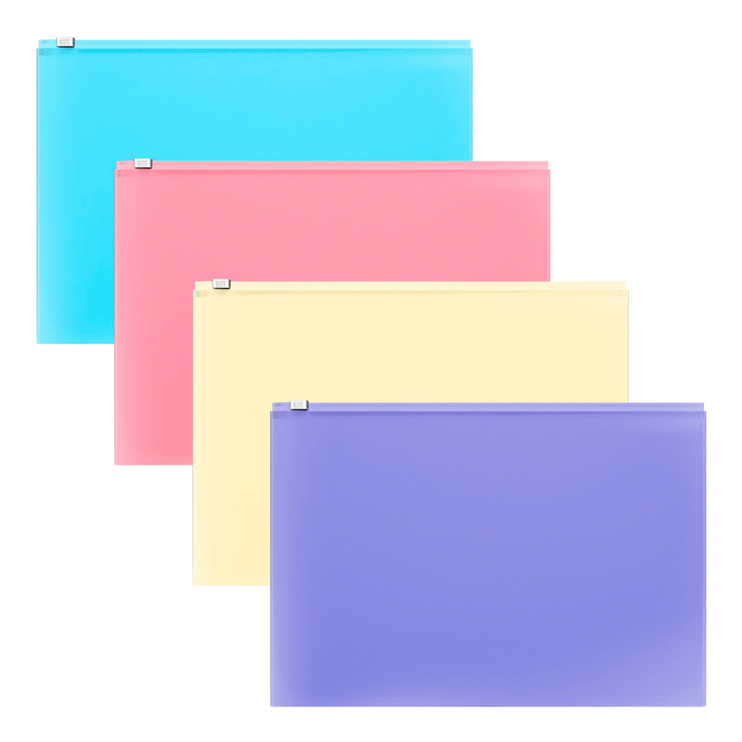 Пакет-Zip ErichKrause Fizzy Pastel B5 в ассортименте 50339 - фото 1