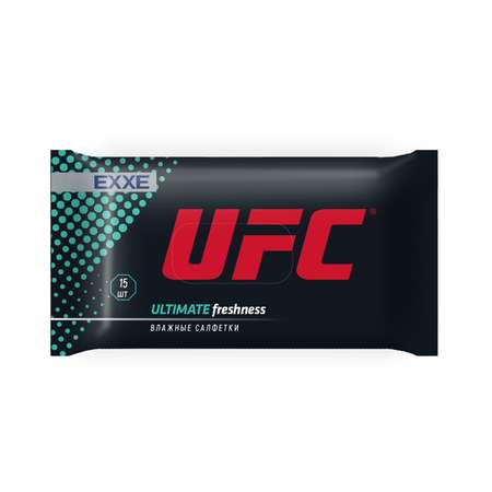 Салфетки влажные EXXE UFC ultimate freshness 15шт