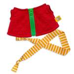 Одежда для кукол BUDI BASA Красная стеганная безрукавка с желтым шарфиком для Басик Baby 20 см OBB-072