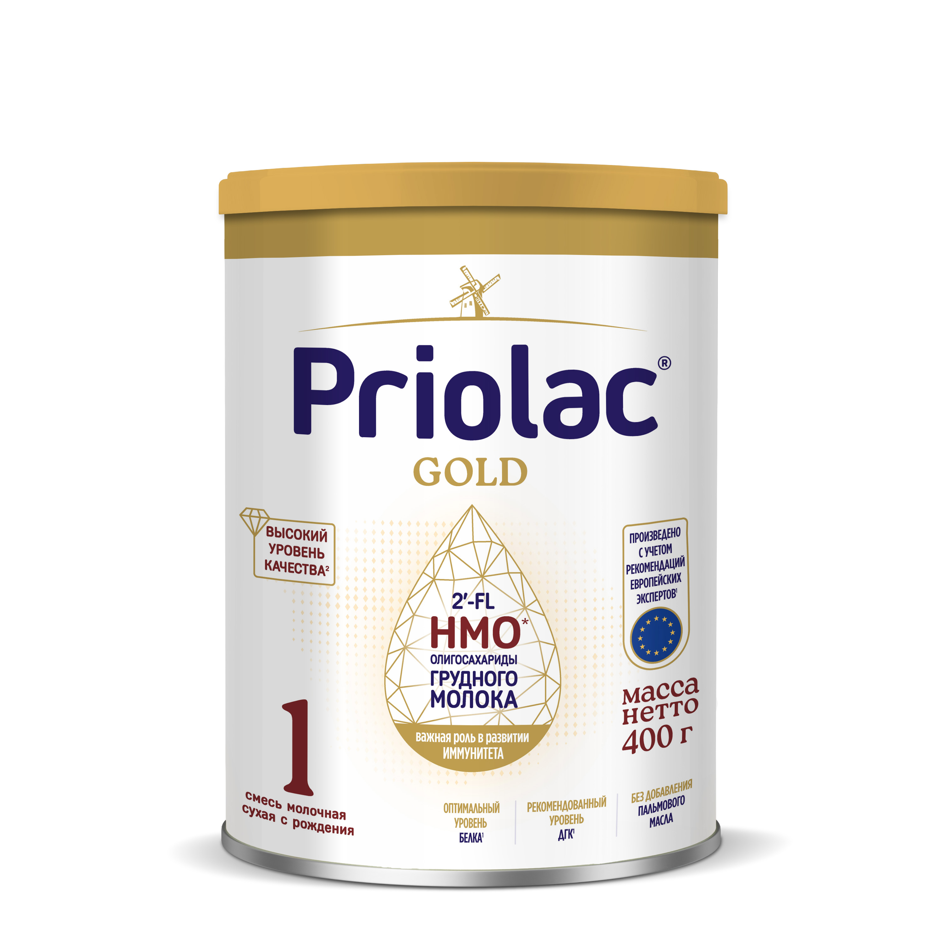 Смесь молочная сухая адаптированная Priolac Gold 1 400г с 0месяцев - фото 1