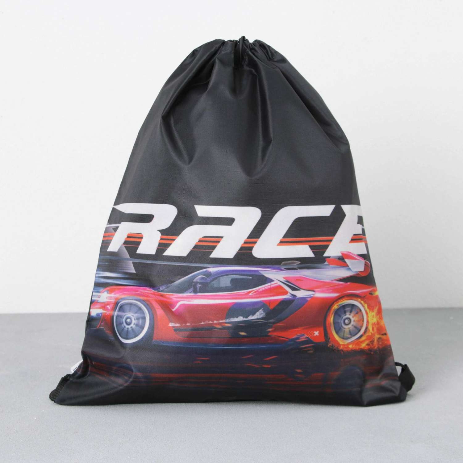 Болоньевая сумка для обуви ArtFox «Street race». 33х43х0.5 см - фото 2