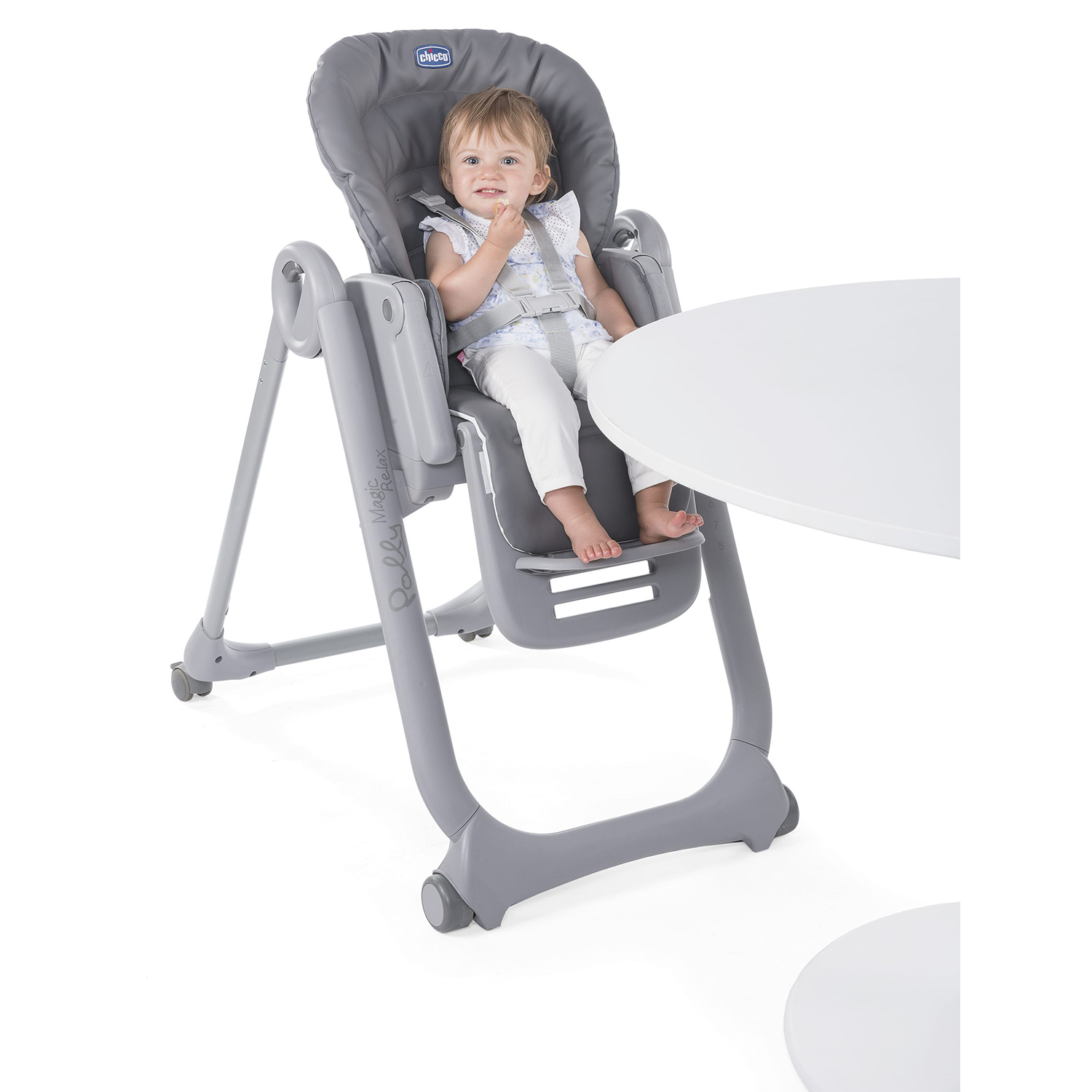 Стульчик Chicco Polly Magic Relax Graphite - фото 10