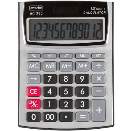 Калькулятор настольный Attache AC-22212рдвпит Серебистый