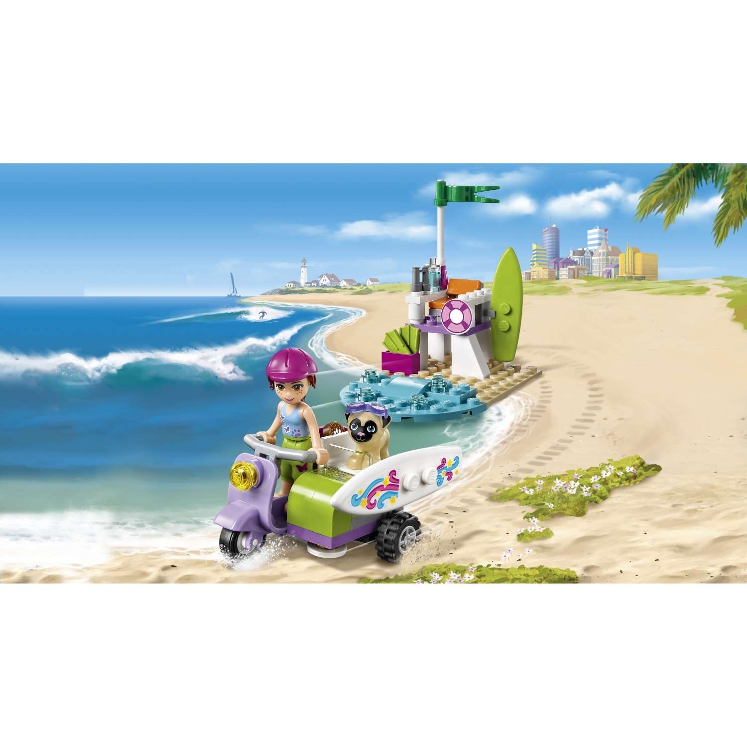 Конструктор LEGO Friends Пляжный скутер Мии (41306) - фото 4