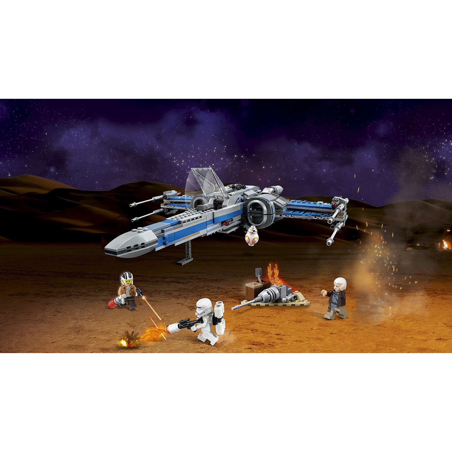 Конструктор LEGO Star Wars TM Истребитель Сопротивления типа Икс (75149) - фото 4