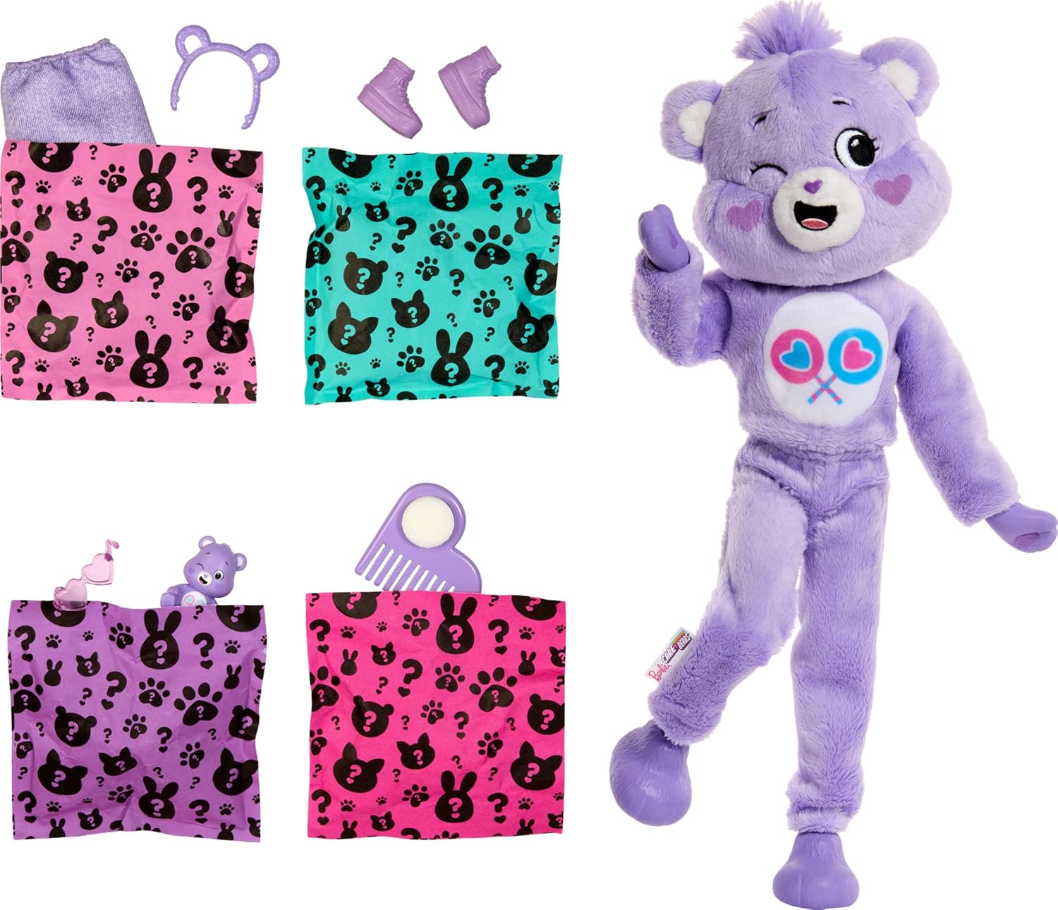 Кукла модельная Barbie Cutie Reveal Grumpy Bear JCN94 - фото 3