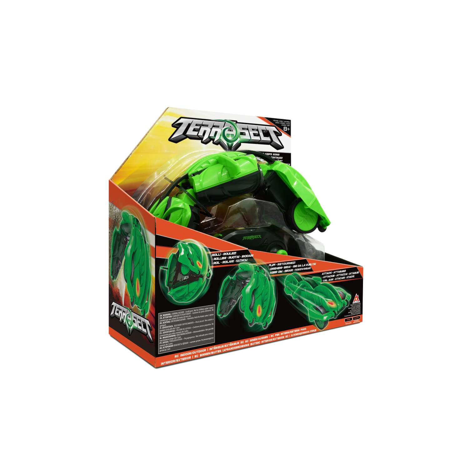 Игрушка радиоуправляемая Terra Sect машинка трансформер в виде ящерицы зеленая - фото 5