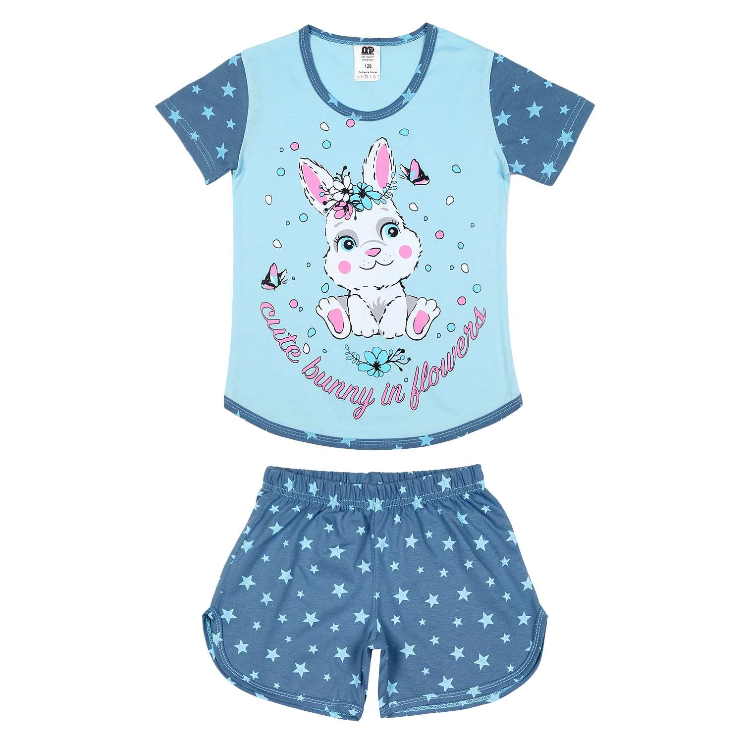 Пижама Детская Одежда 004К8/голубой2 - фото 1