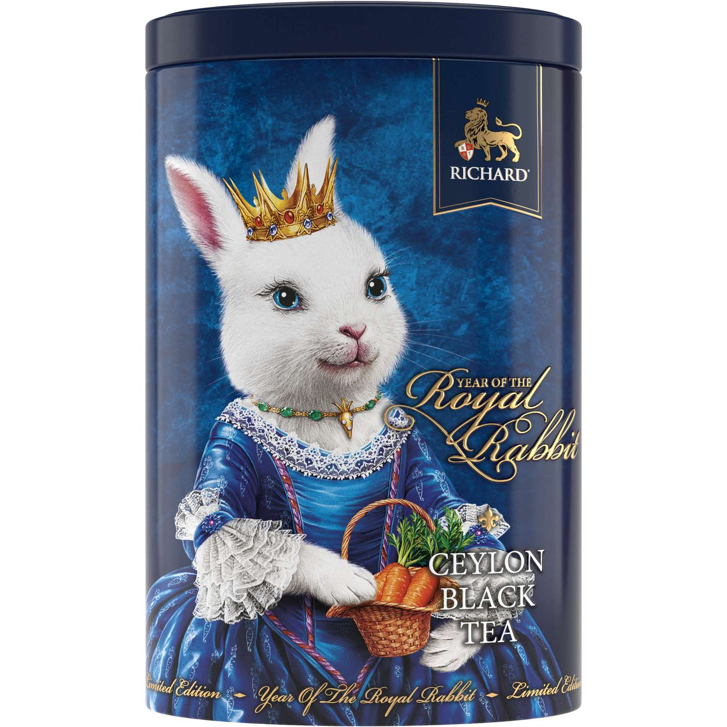Чай черный крупнолистовой Richard Year of the Royal Rabbit с символом нового года принцесса 80 гр - фото 1