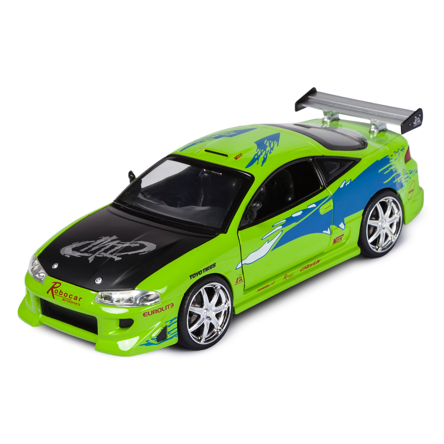 Машинка Fast and Furious Форсаж 1:24 Mitsubishi Eclipse купить по цене 1045  ₽ в интернет-магазине Детский мир