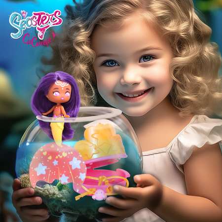 Кукла-сюрприз SEASTERS СиСтерс Принцесса русалка Наиша набор с аксессуарами и питомцем