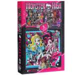 Пазлы Hatber 49 элементов А5ф 190х190мм 3 картинки в 1 коробке Monster High