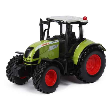 Машинка Mobicaro 1:32 Claas Tractor с прицепом