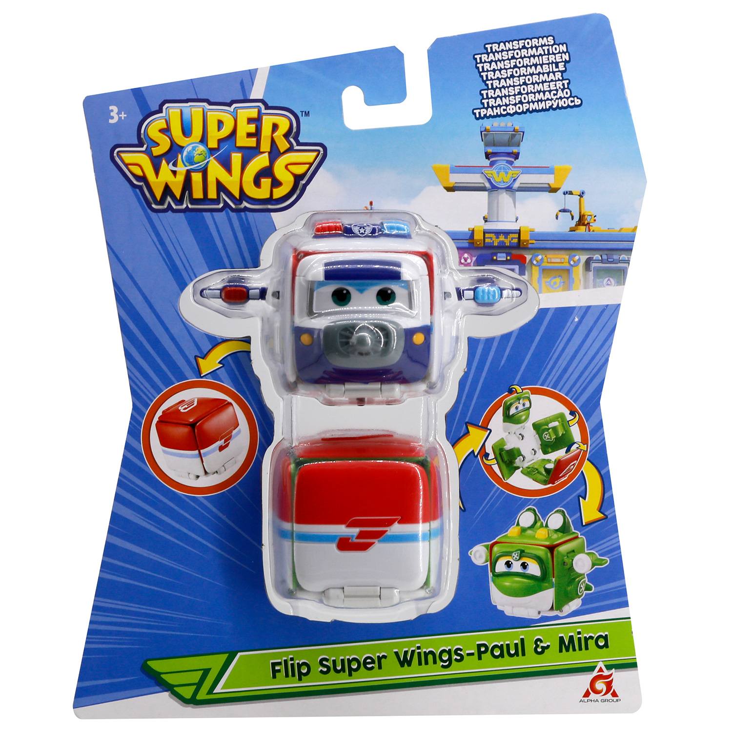 Игрушка Super Wings Перевертыш Пол Мира EU740570B купить по цене 999 ₽ в  интернет-магазине Детский мир