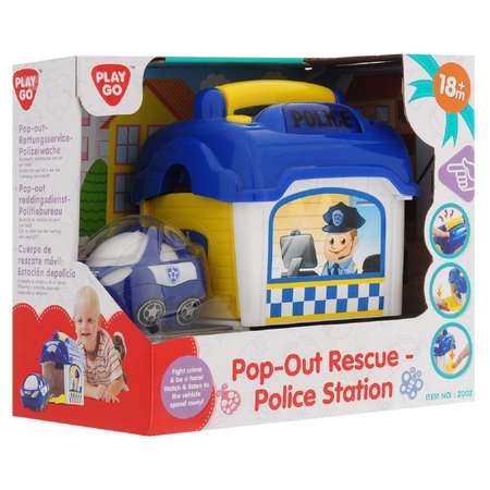 Набор игровой Playgo Полицейский участок с машинкой