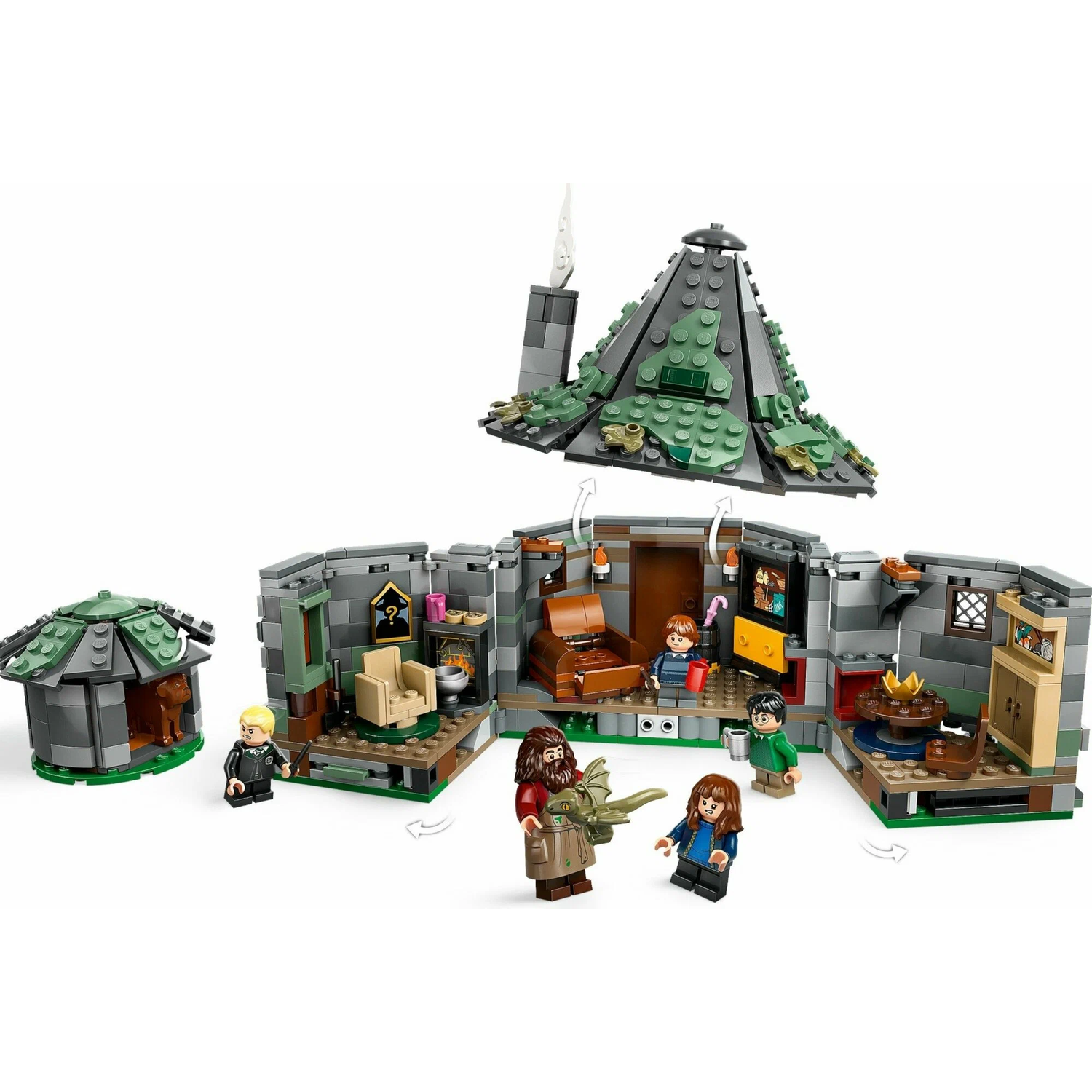 Конструктор LEGO Harry Potter Хижина Хагрида неожиданный визит 76428 - фото 3