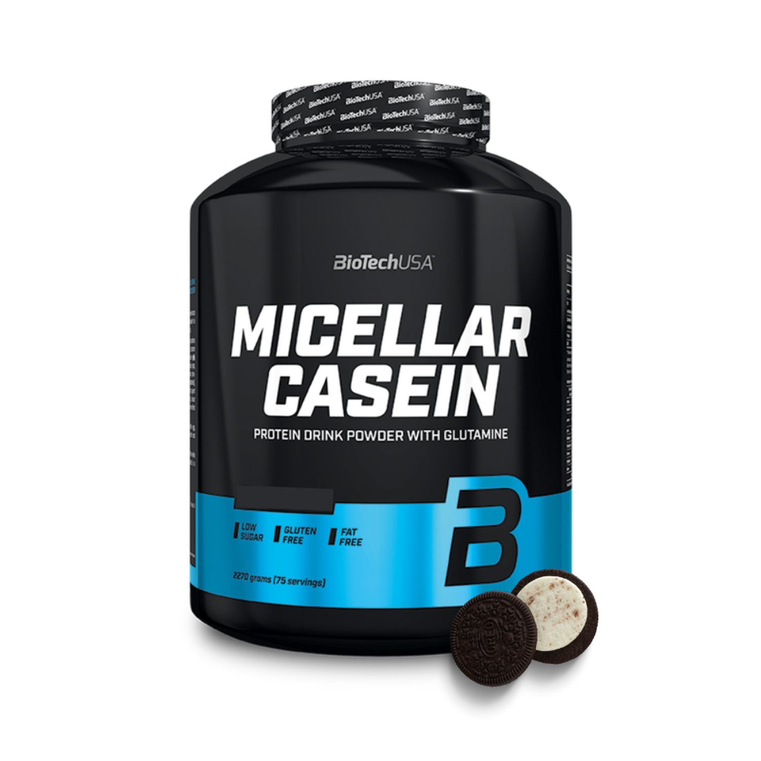 Мицеллярный казеин BiotechUSA Micellar Casein 2270 г. Печенье с кремом - фото 1