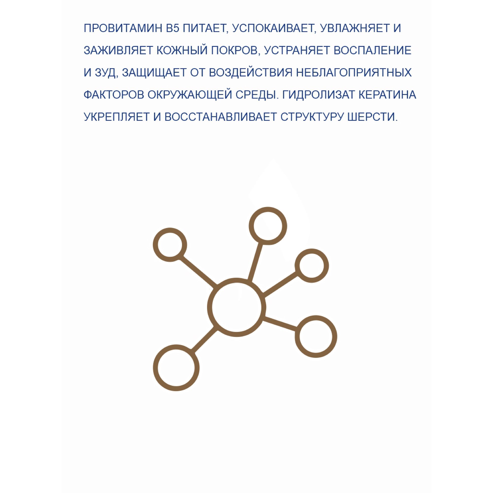 Шампунь-кондиционер для собак Doctor VIC Professional с кератином и провитамином B5 для длинношерстных 250мл - фото 5