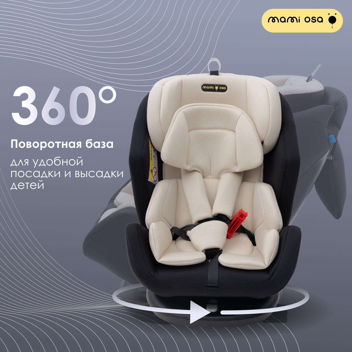 Автокресло Mamiosa Madrid Isofix 0+/1 (0-18 кг) - фото 2