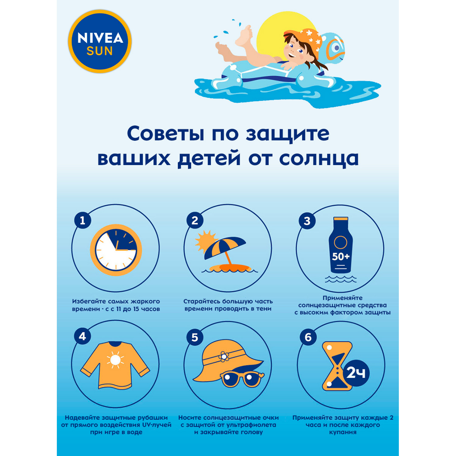 Спрей солнцезащитный Nivea Sun SPF 50+ Ультра защита для чувствительной кожи 200мл - фото 5