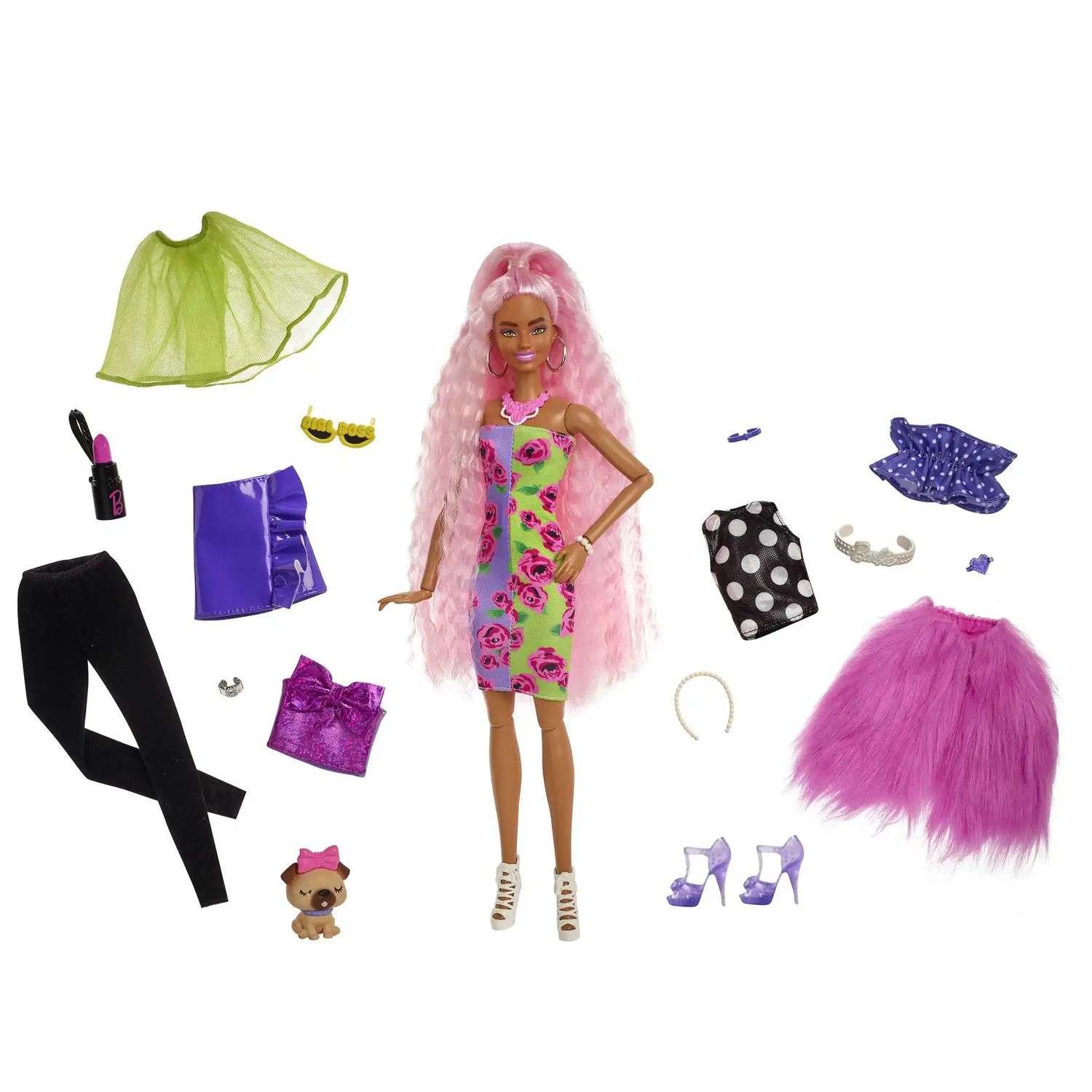 Кукла Barbie Экстра со светло-розовыми волосами HGR60 HGR60 - фото 1