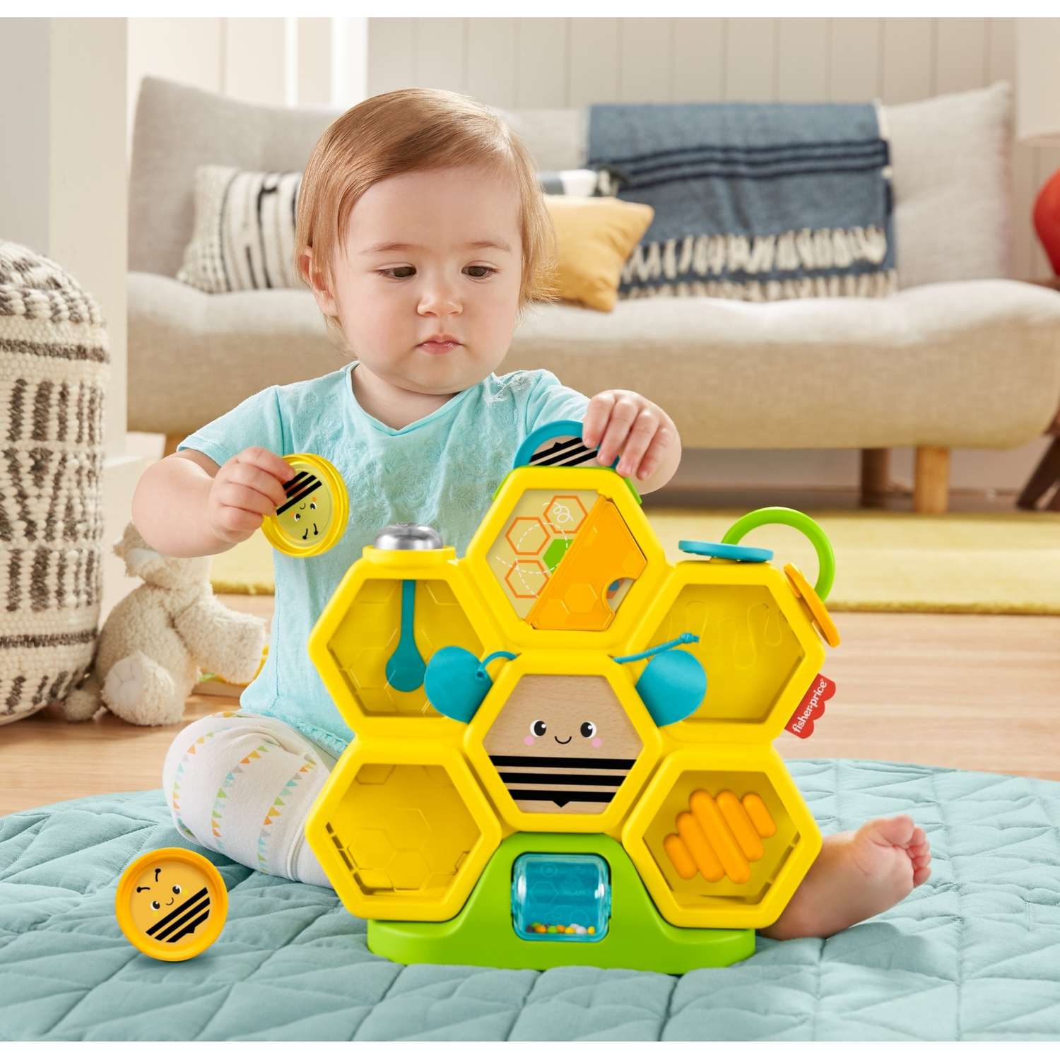 Игрушка развивающая Fisher Price Пчелиный улей GJW27 - фото 10