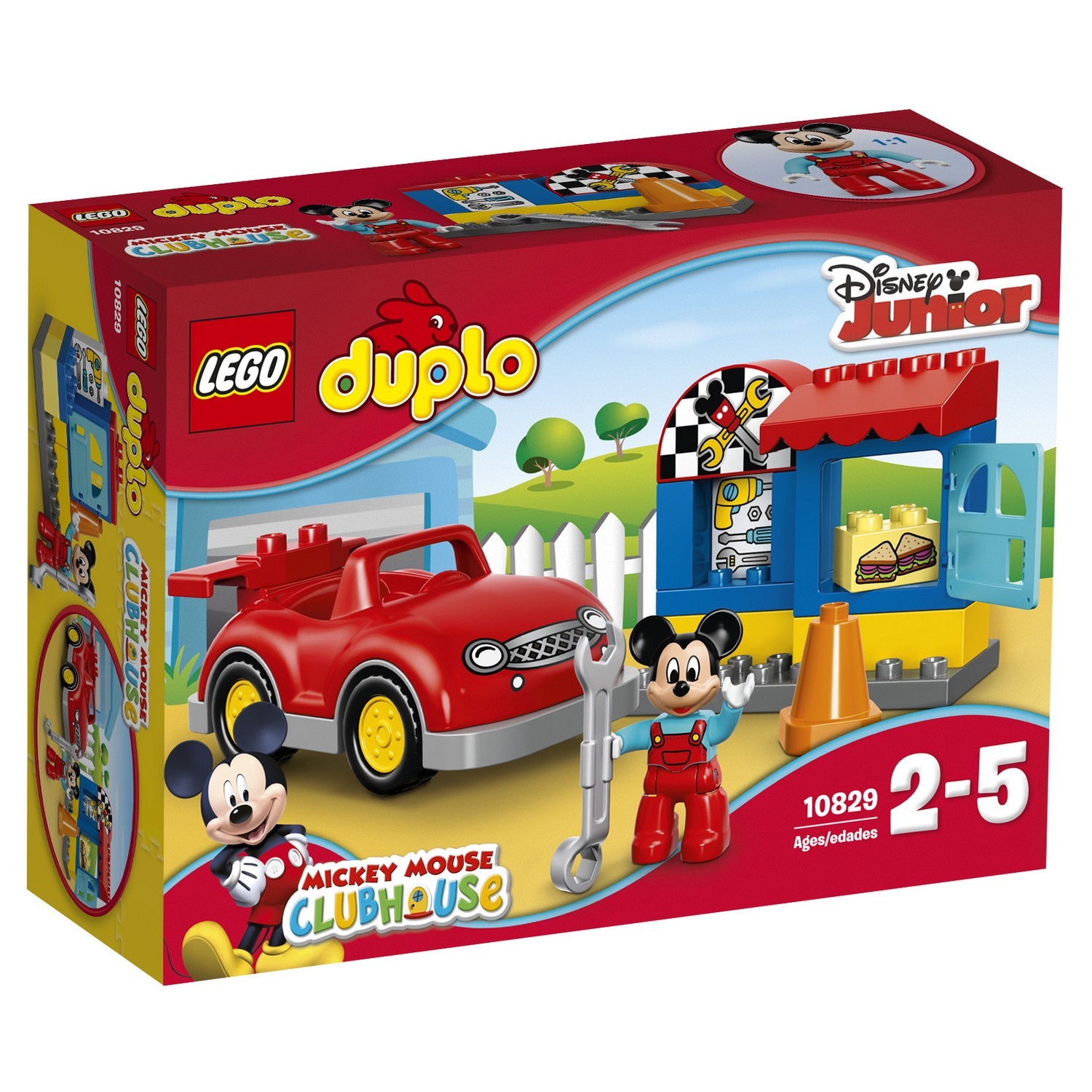 Конструктор LEGO DUPLO Disney TM Мастерская Микки (10829) купить по цене  839 ₽ в интернет-магазине Детский мир