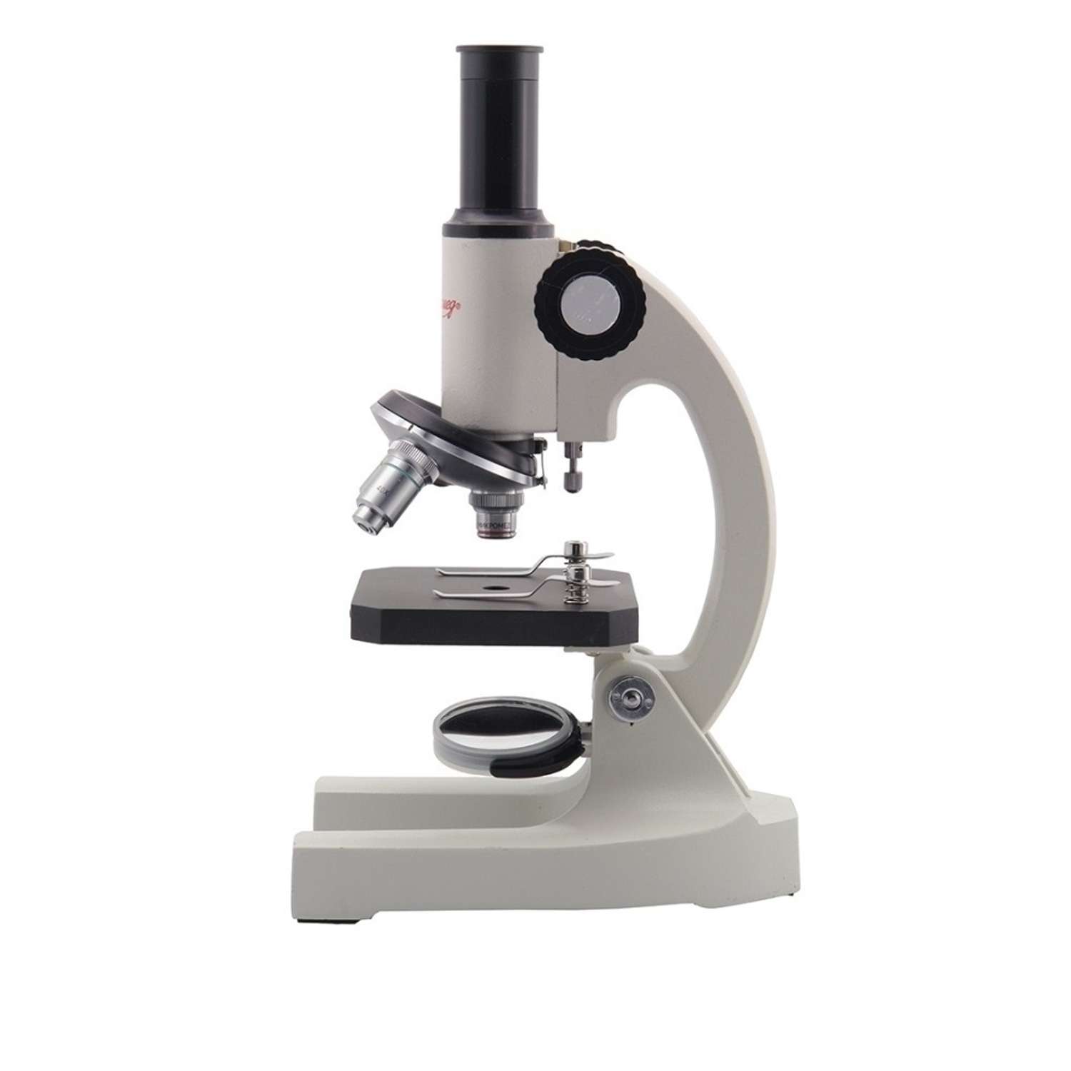 Микроскоп школьный Микромед С-13 стеклянная оптика с увеличением 800х - фото 4