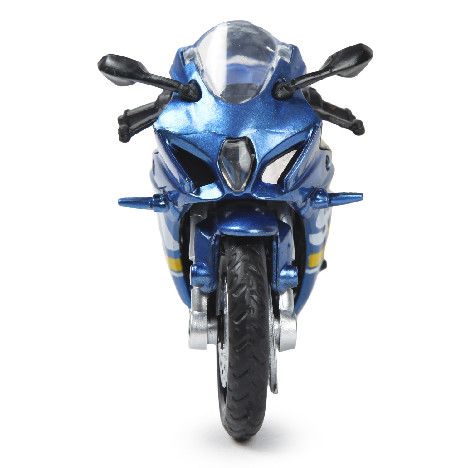 Мотоцикл MSZ 1:18 Suzuki GSX-R1000 Голубой 67703 67703 - фото 6