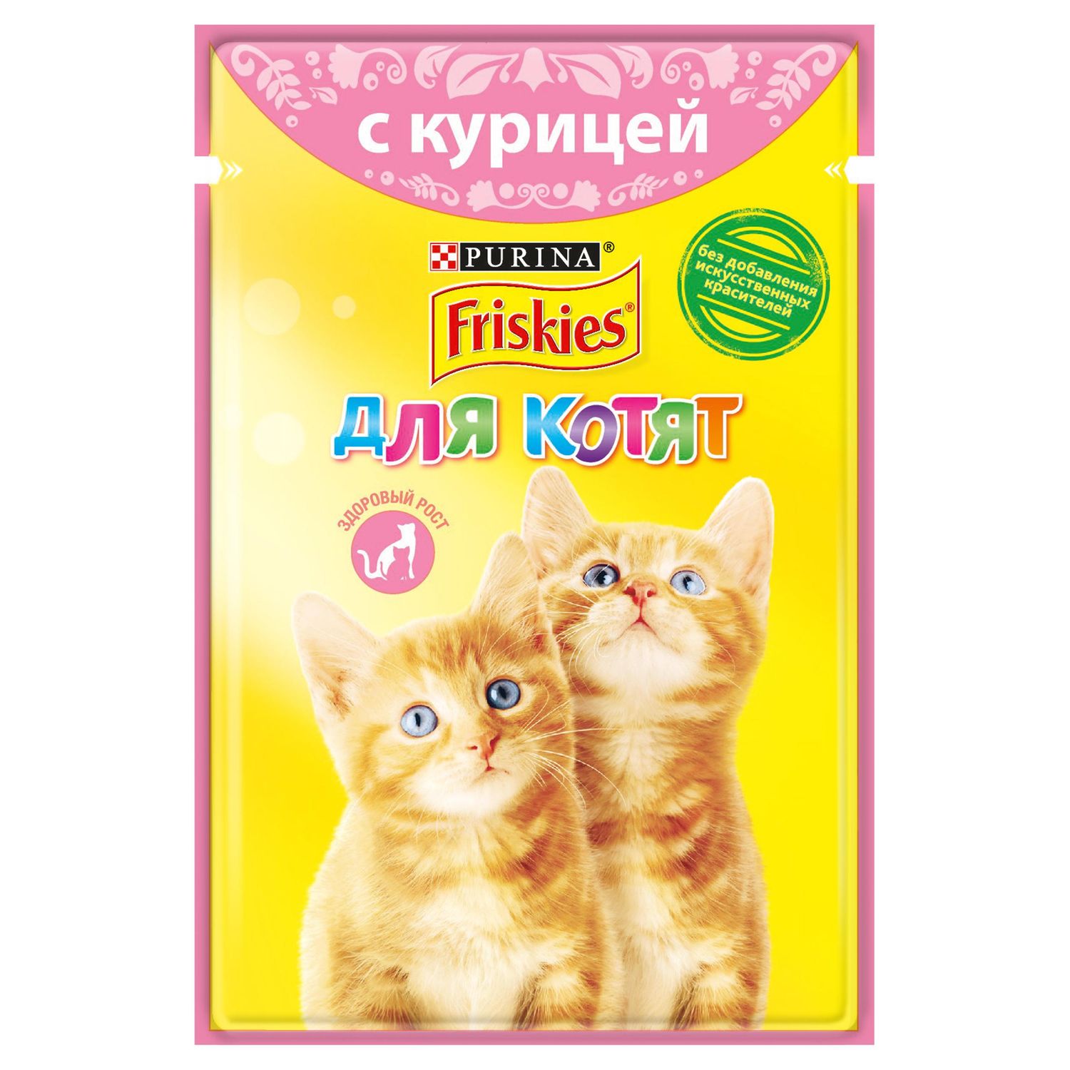 Влажный корм для кошек Friskies 0.085 кг курица (полнорационный) - фото 1