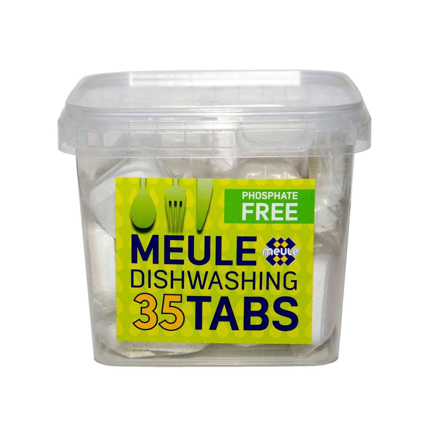Таблетки для мытья посуды MEULE Phosphate Free в посудомоечной машине 35 шт - фото 1