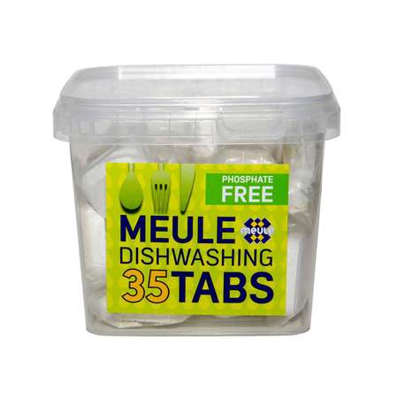 Таблетки для мытья посуды MEULE Phosphate Free в посудомоечной машине 35 шт